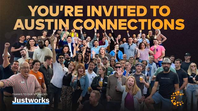 Attendees at an Austin real estate networking evening